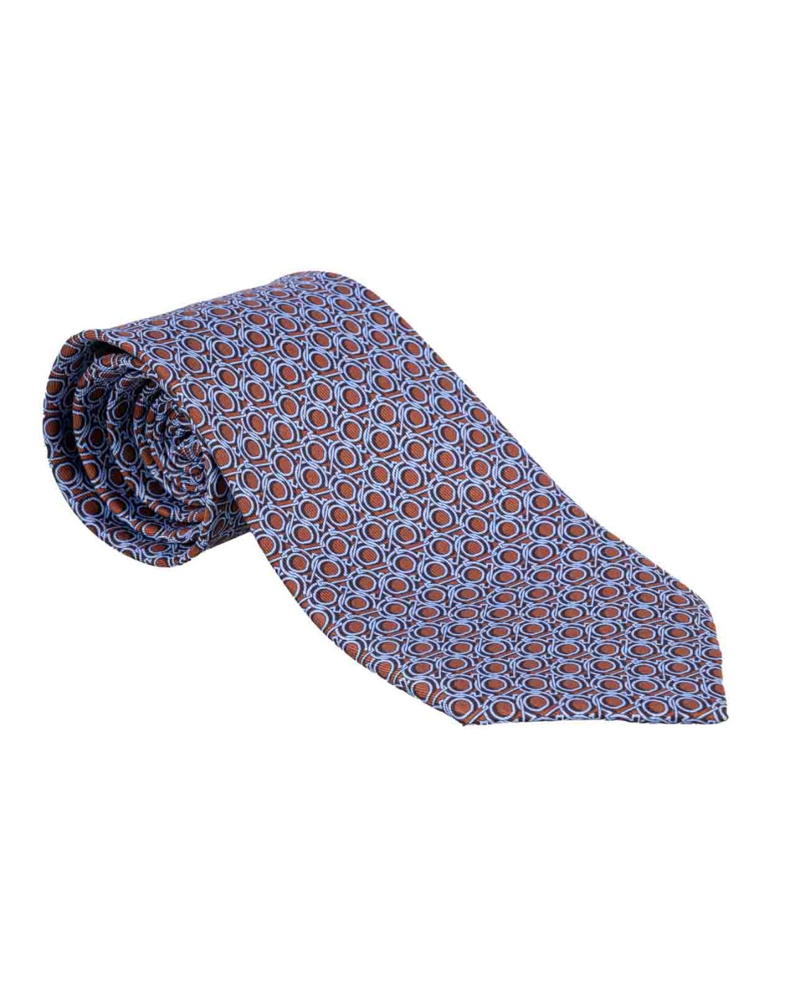 shop SALVATORE FERRAGAMO  Cravatta: Salvatore Ferragamo cravatta in seta stampa Gancini.
Composizione: 100% seta.
Fabbricato in Italia.. 350878 761857-005 number 330625